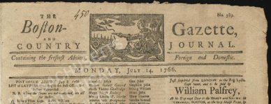 Boston Gazette July 1766 - Front Page CROP.jpg