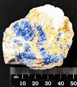 Sodalite, blue & white, with Rhodochrosite, Poudrette Qy., Mont St. Hilaire, Quebec, Canada, n...jpg
