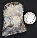 Chalcedony, Chihuahua, Mexico, US dime for scale, natural light.JPG