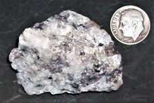 Calcite, Crazy, Sterling Hill Mine, Franklin, Sussex Co., NJ, US dime for scale, natural light.JPG