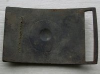 AUG 26th CELLAR HOLES WITH SNIFFY CIVIL WAR BUCKLE.jpg